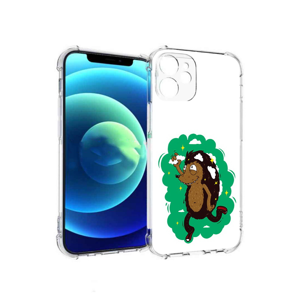 Чехол MyPads Tocco для Apple iPhone 12 mini Ежик в облаках (PT157566.610.77)