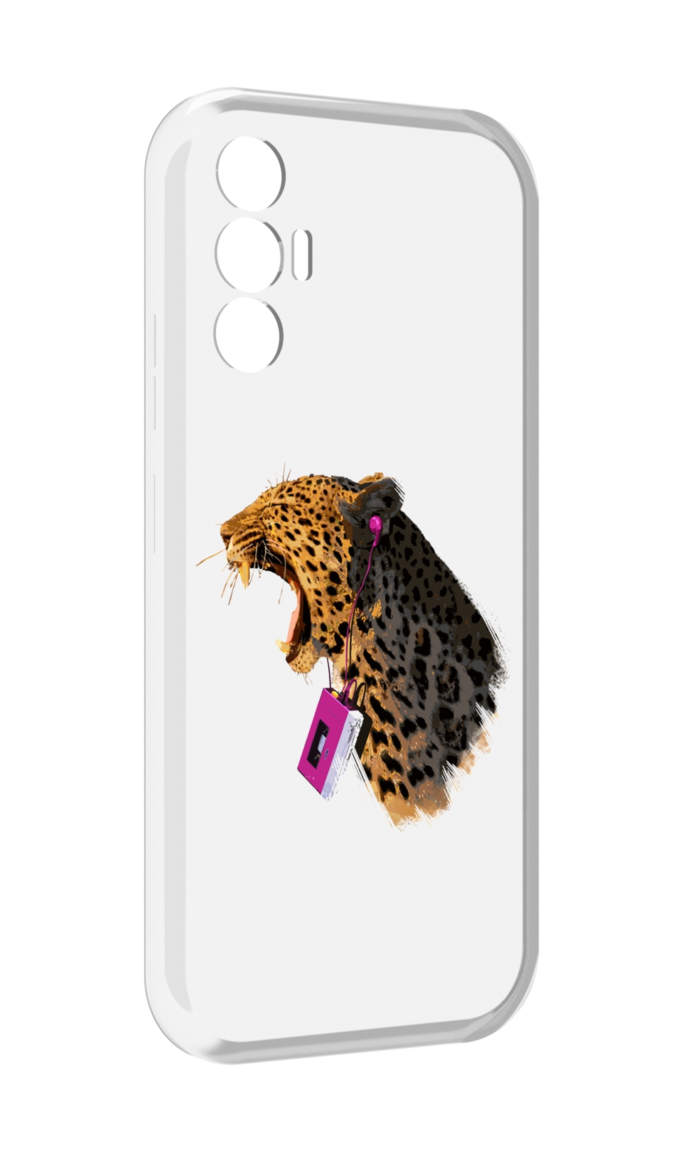 

Чехол MyPads MP3 для Tecno Pova 3, Прозрачный, Tocco
