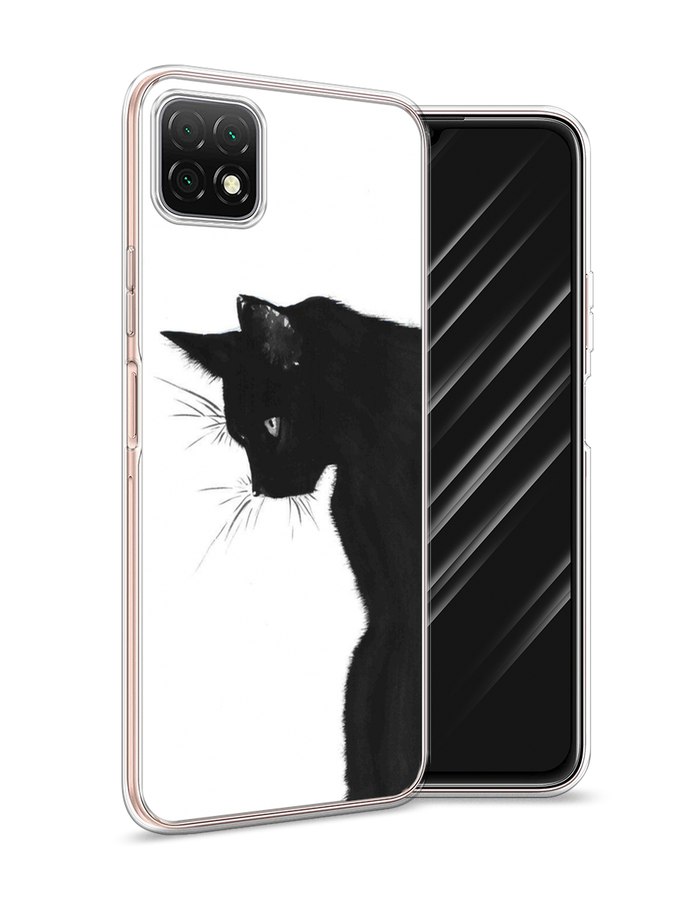 

Чехол Awog на Wiko T3 "Black cat", Белый;черный