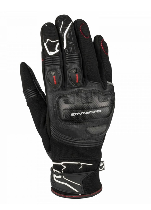 Перчатки комбинированные Bering CORTEX Black/White T9