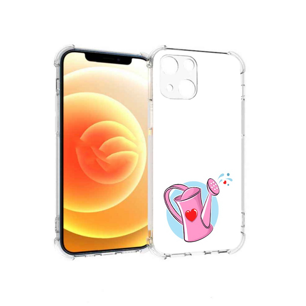 

Чехол MyPads Tocco для Apple iPhone 13 Лейка любви 14 февраля (PT163239.611.103), Прозрачный, Tocco