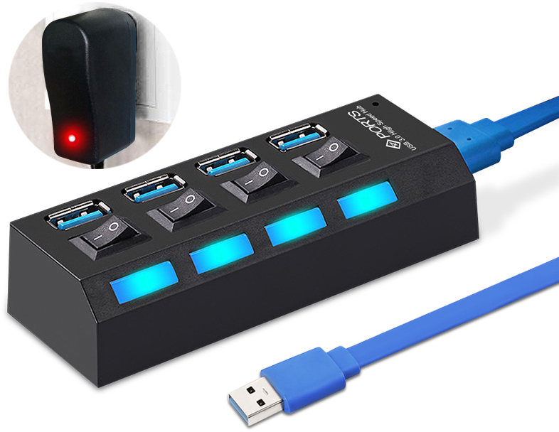 USB-хаб HRS AR-21 Black