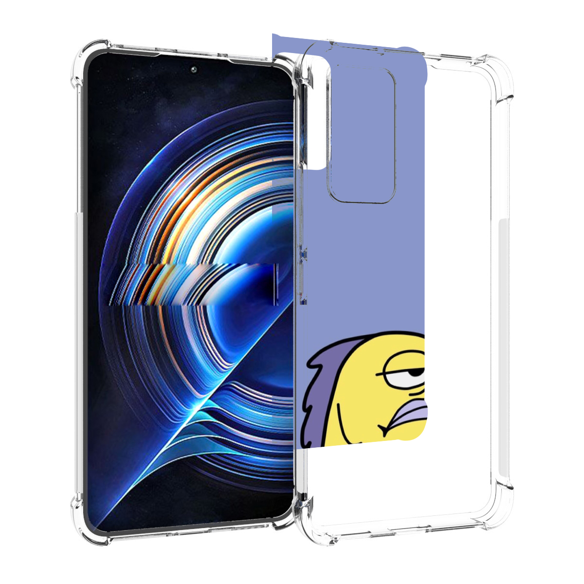 

Чехол MyPads грусная-рыба-из-спанч-боба для Tecno Camon 19 Neo, Прозрачный, Tocco