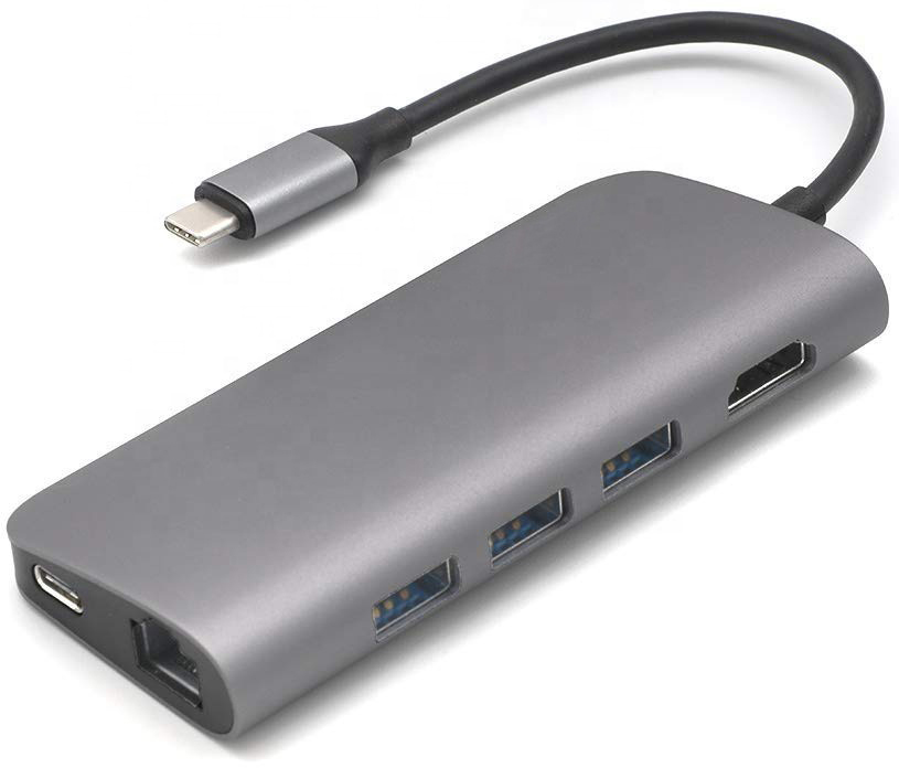 

USB-концентратор GSMIN BL-14 Silver, BL-14