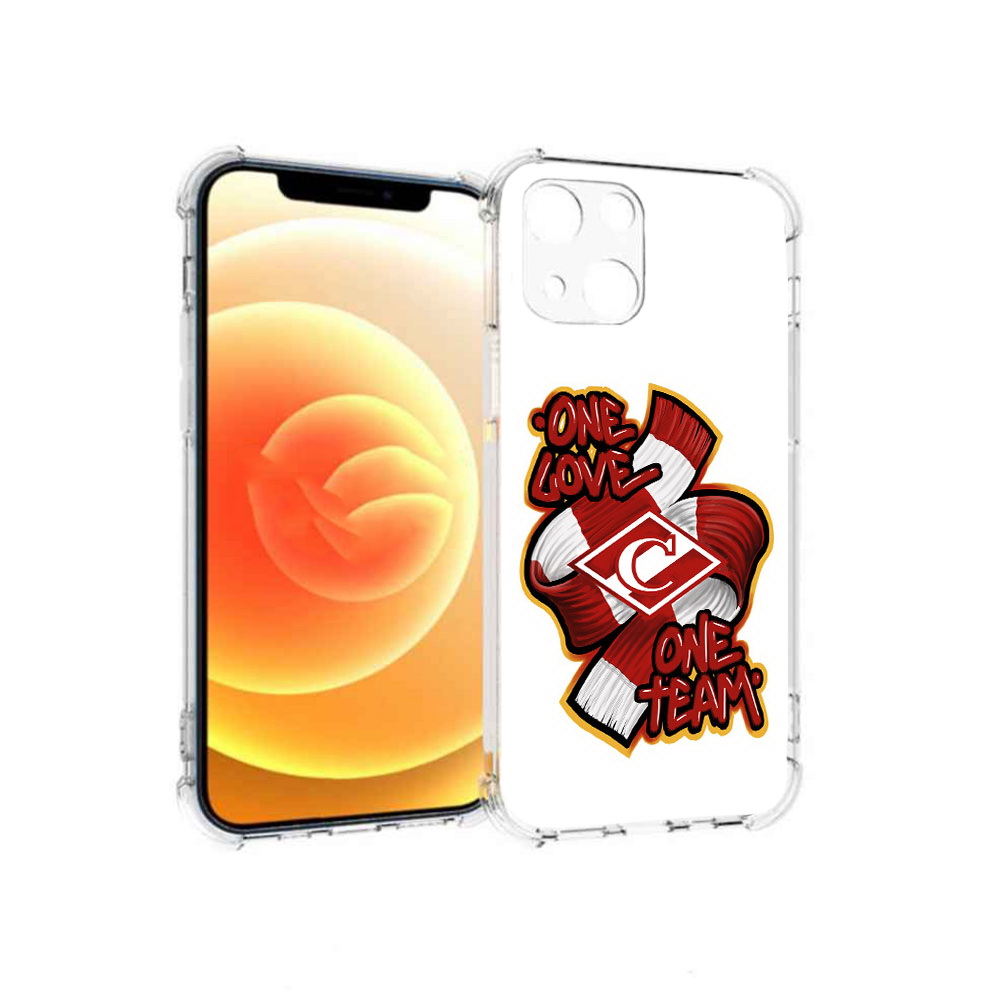 

Чехол MyPads Tocco для Apple iPhone 13 Одна любовь-Спартак (PT163239.611.126), Прозрачный, Tocco