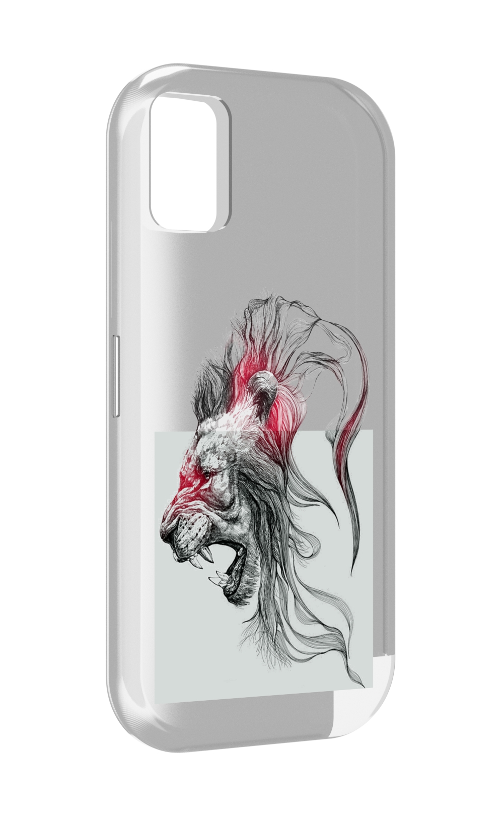 

Чехол MyPads разъяренный лев для UMIDIGI A11, Прозрачный, Tocco