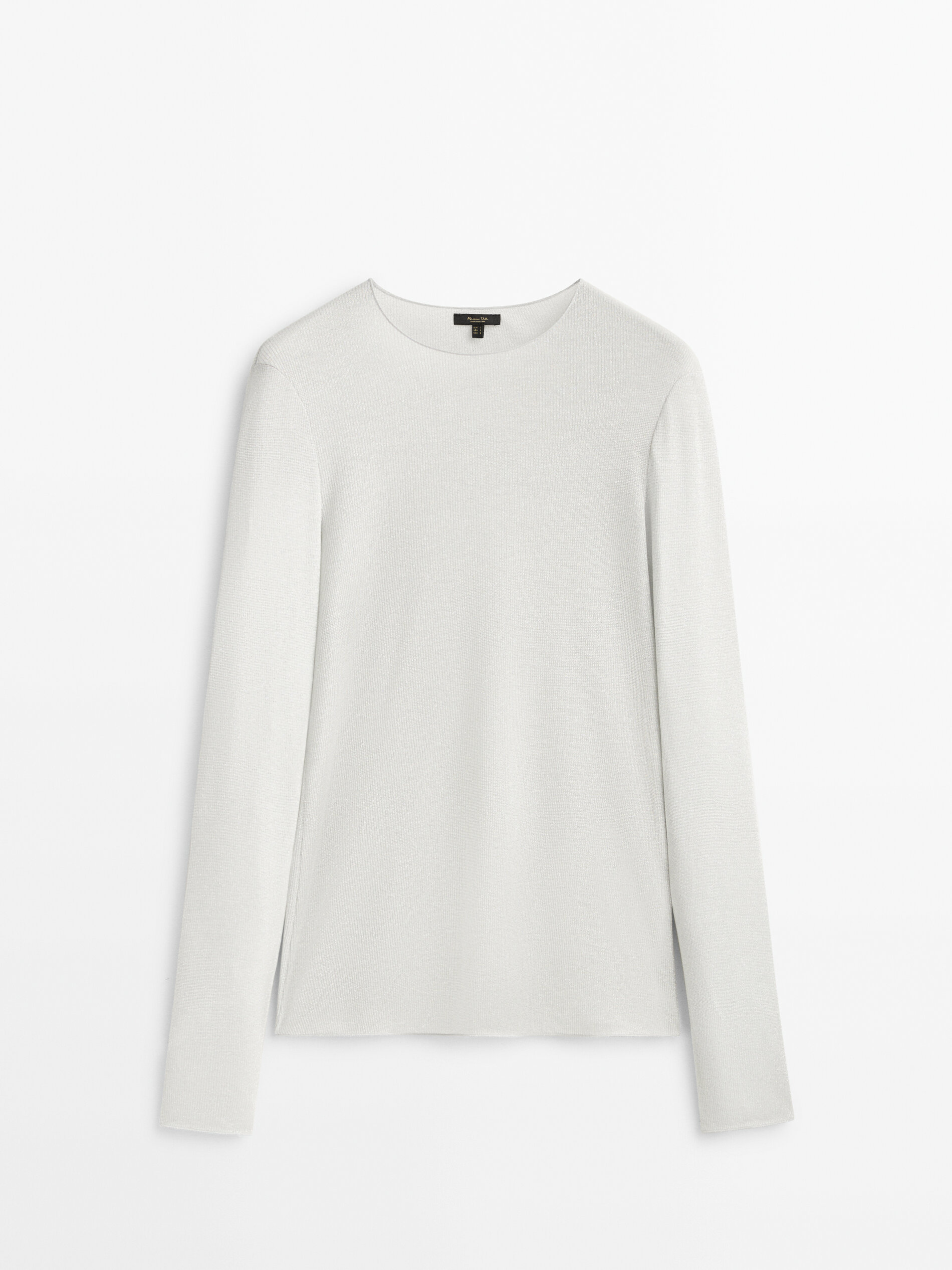 

Джемпер женский Massimo Dutti 06827532808 серебристый L, 06827532808