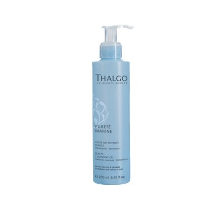 фото Очищающий гель с морскими экстрактами для лица thalgo gentle purifying gel, 500 мл