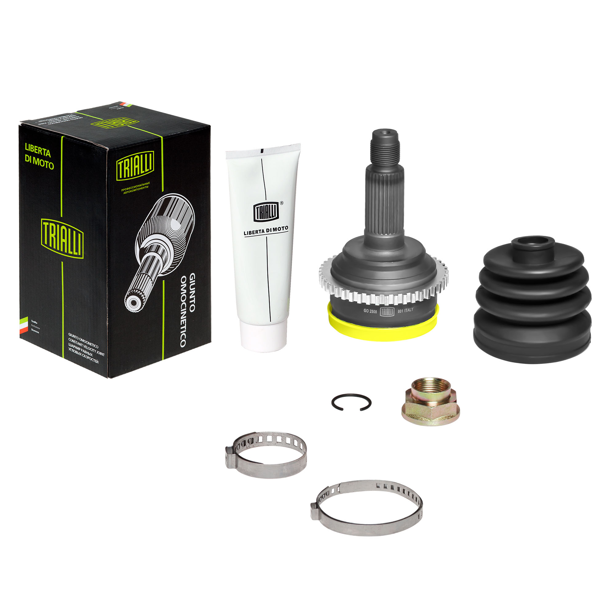 

ШРУС наружный Mazda 6 (02-) MT ABS (32 шлица) TRIALLI GO 2508