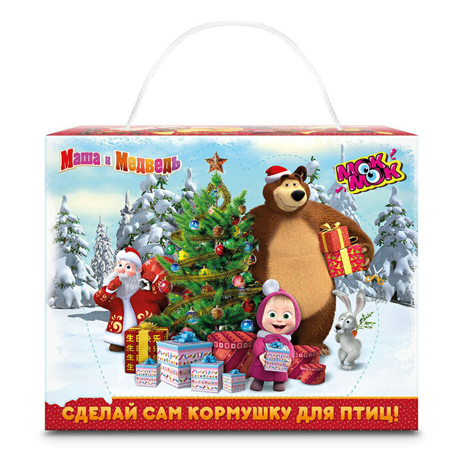 

Подарок новогодний сладкий Маша и Медведь 330 г