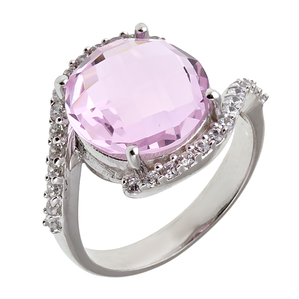 Кольцо Balex Jewellery 11090003 розовое, р. 17.5