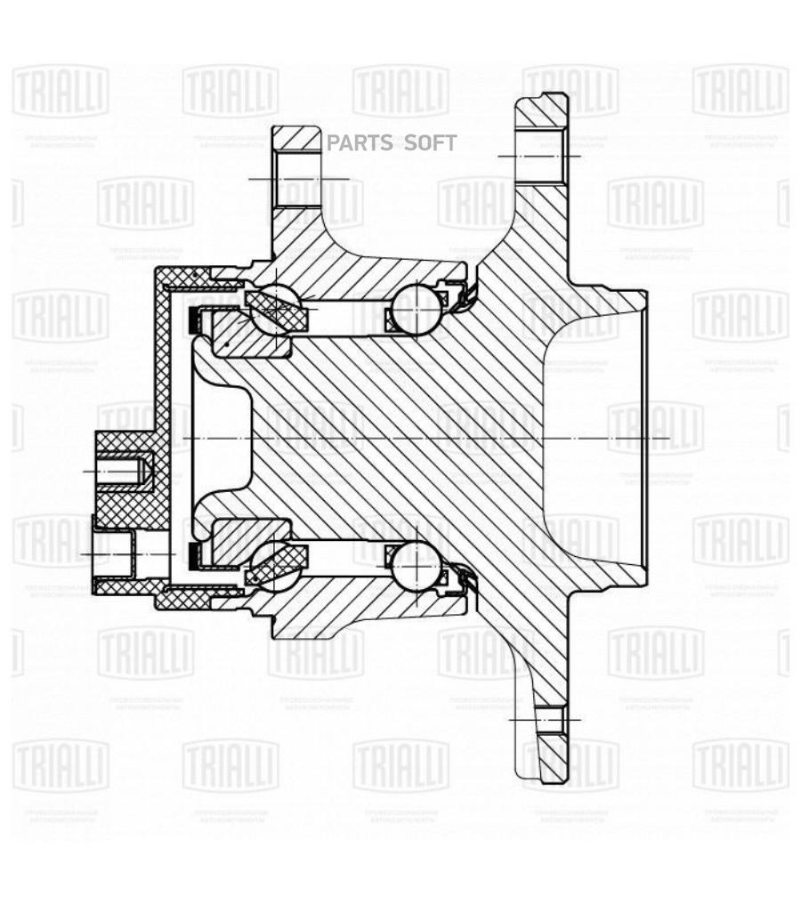 

Ступица задн. в сборе с подшип. ам Suzuki SX4 (06-) 2WD Венгрия (MR 2482)