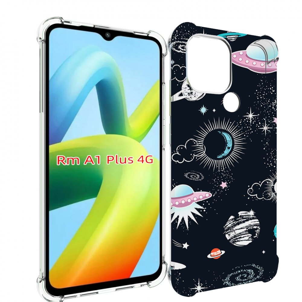

Чехол MyPads космос-мини-картинки для Xiaomi Redmi A1 Plus +, Прозрачный, Tocco