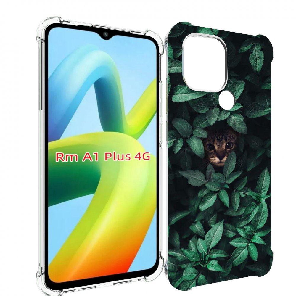 

Чехол MyPads котенок в листьях для Xiaomi Redmi A1 Plus +, Прозрачный, Tocco