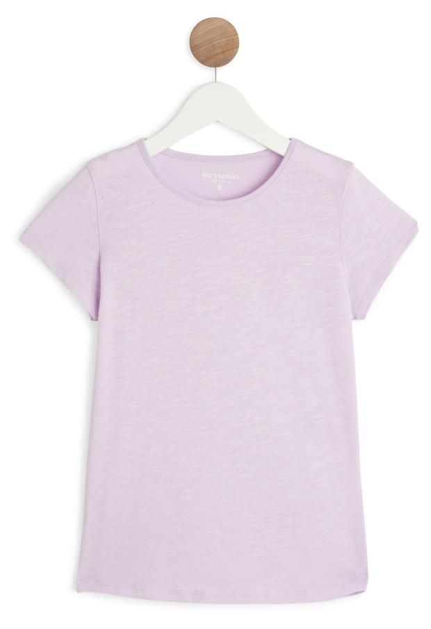 Футболка для девочки InExtenso светло-сиреневая р 14 300₽