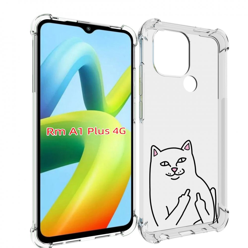 

Чехол MyPads котяра для Xiaomi Redmi A1 Plus +, Прозрачный, Tocco