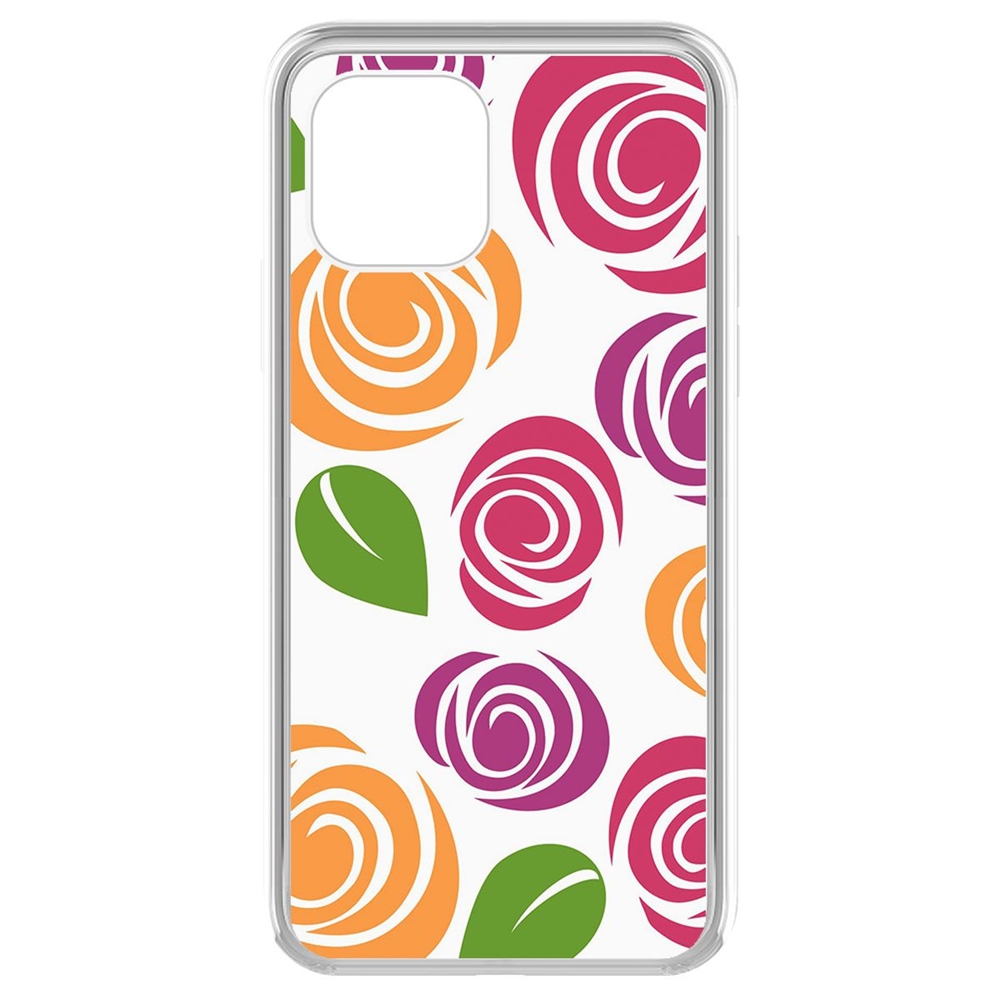 

Чехол-накладка Krutoff Clear Case Цветочный паттерн 6 для iPhone 11 Pro