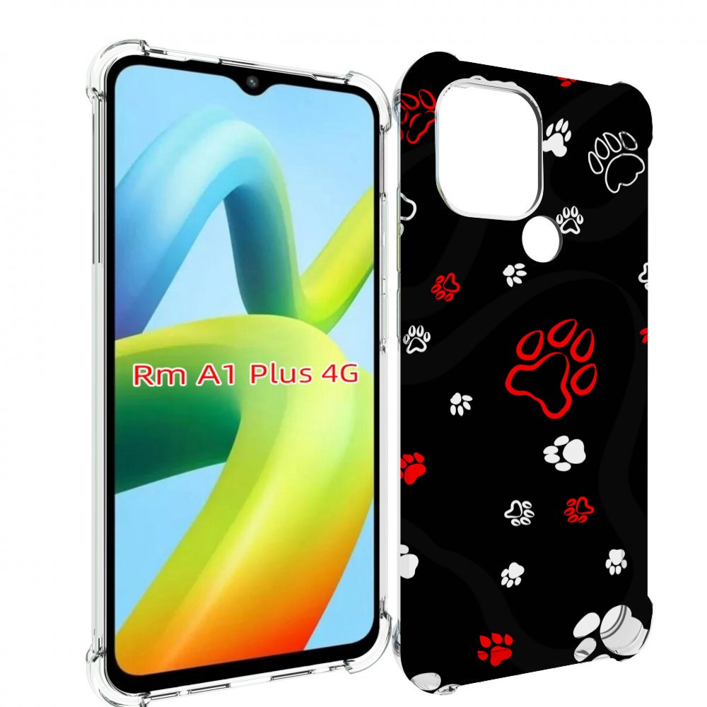 

Чехол MyPads кошачьи-лапки для Xiaomi Redmi A1 Plus +, Прозрачный, Tocco