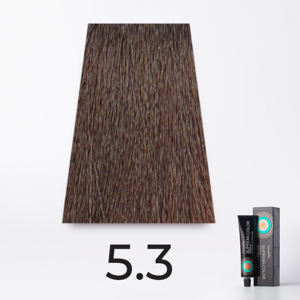 

Стойкая крем-краска Farmavita Suprema Color 5.3 светло-каштановый золотистый 60 мл