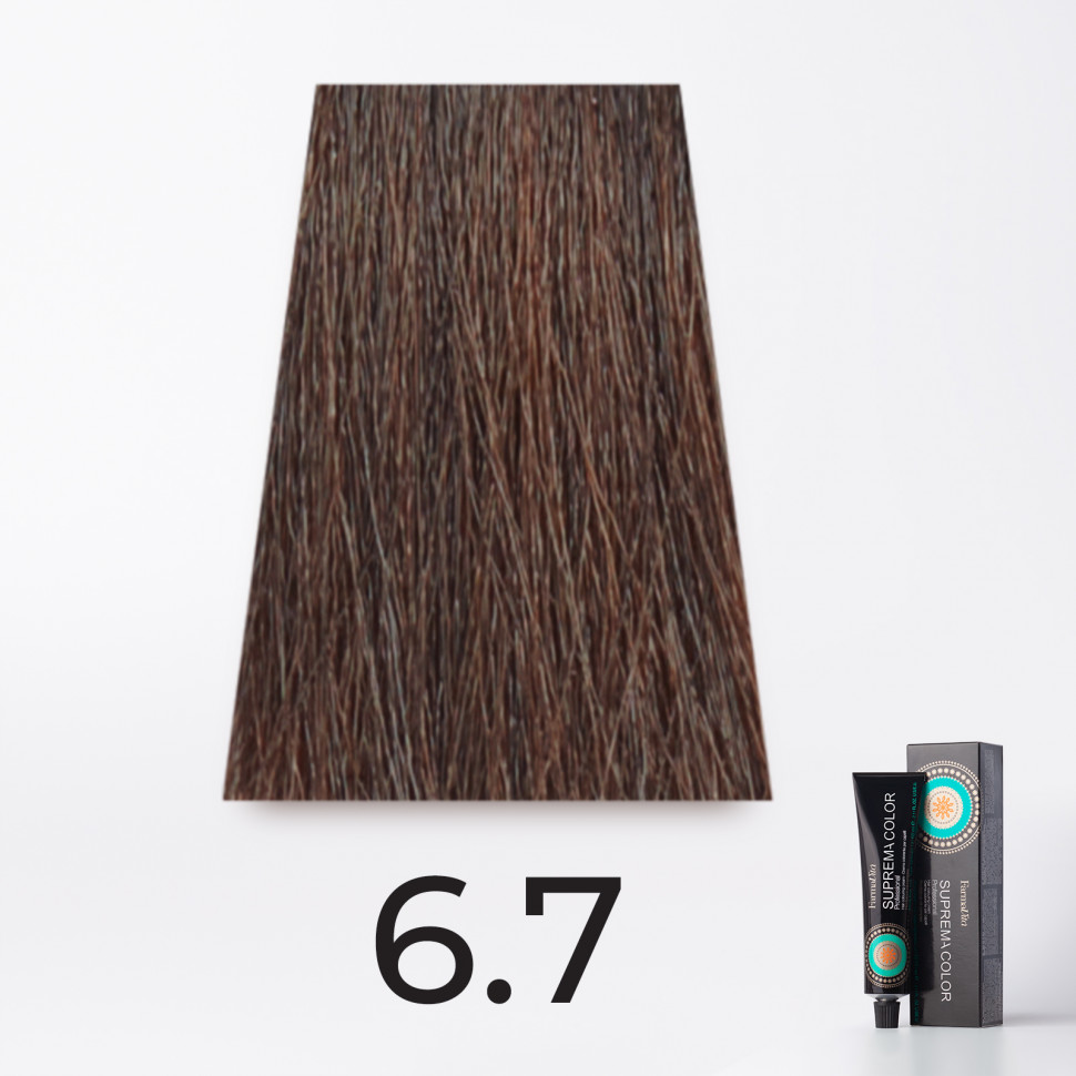 

Стойкая крем-краска Farmavita Suprema Color 6.7 светлый коричневый кашемир 60 мл