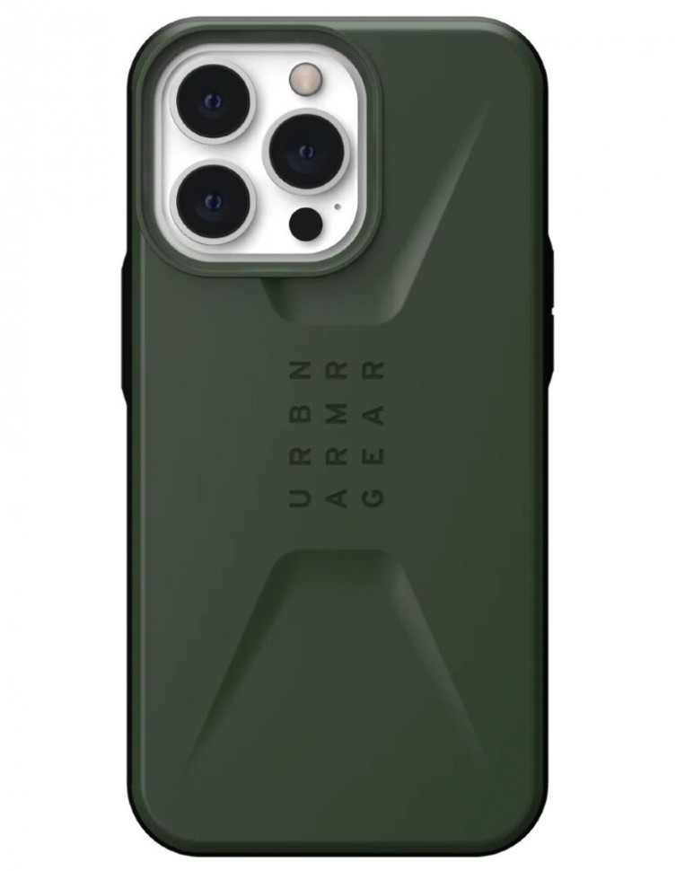 фото Чехол urban armor gear (uag) civilian series для iphone 13 pro, оливковый (11315d117272)