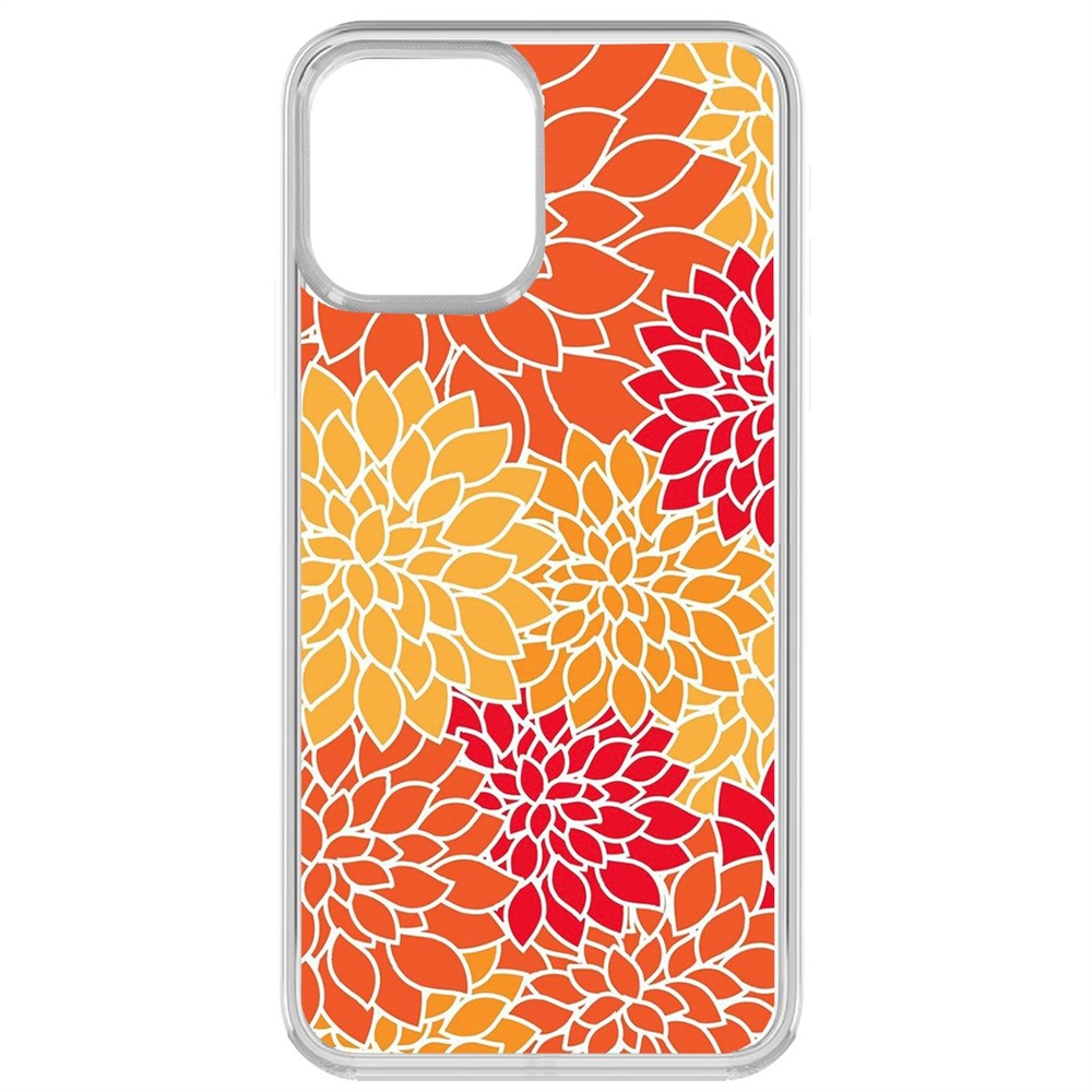 

Чехол-накладка Krutoff Clear Case Цветочный паттерн 7 для iPhone 13 Pro, Прозрачный