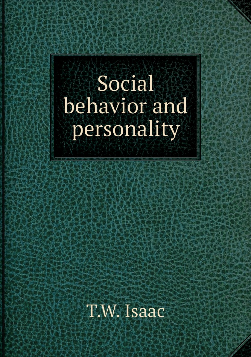 

Social behavior and personality