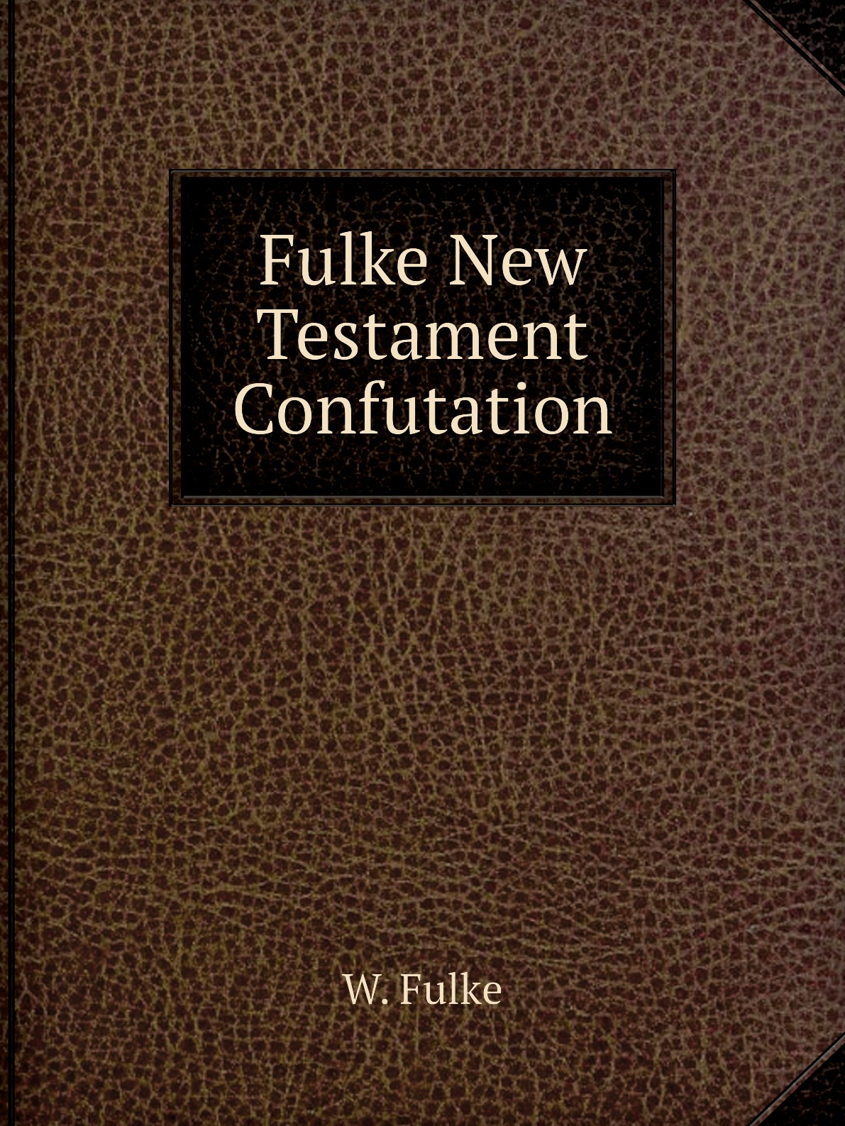 

Fulke New Testament Confutation