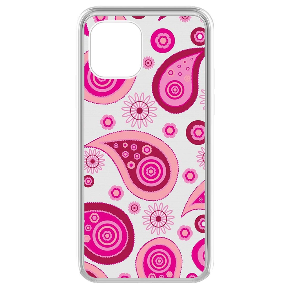

Чехол-накладка Krutoff Clear Case Цветочный паттерн 9 для iPhone 11 Pro, Прозрачный