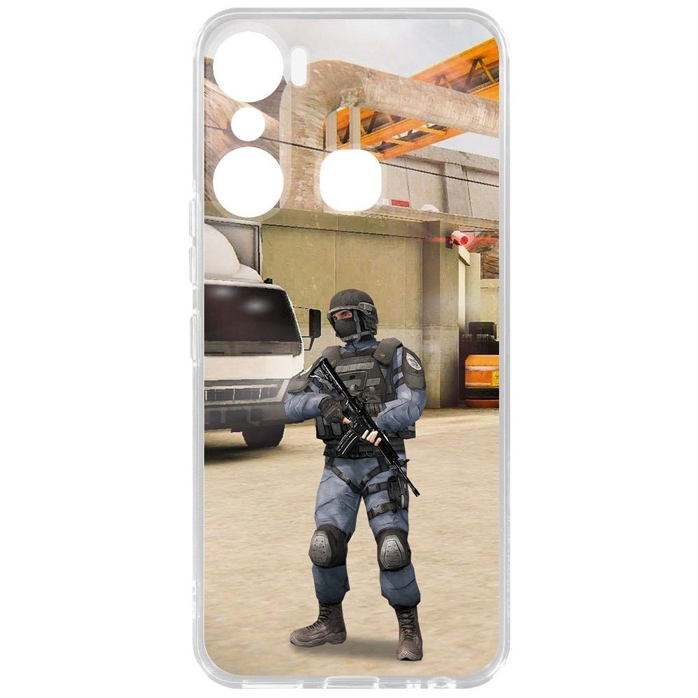 

Чехол-накладка Кейс Cтандофф 2 (Standoff 2) - GIGN для Infinix Hot 12 Pro