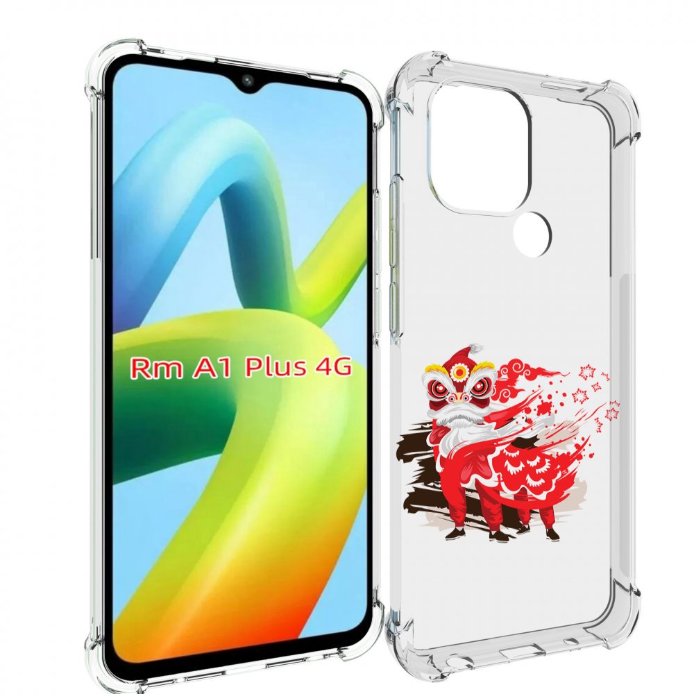 

Чехол MyPads красный-карнавал для Xiaomi Redmi A1 Plus +, Прозрачный, Tocco