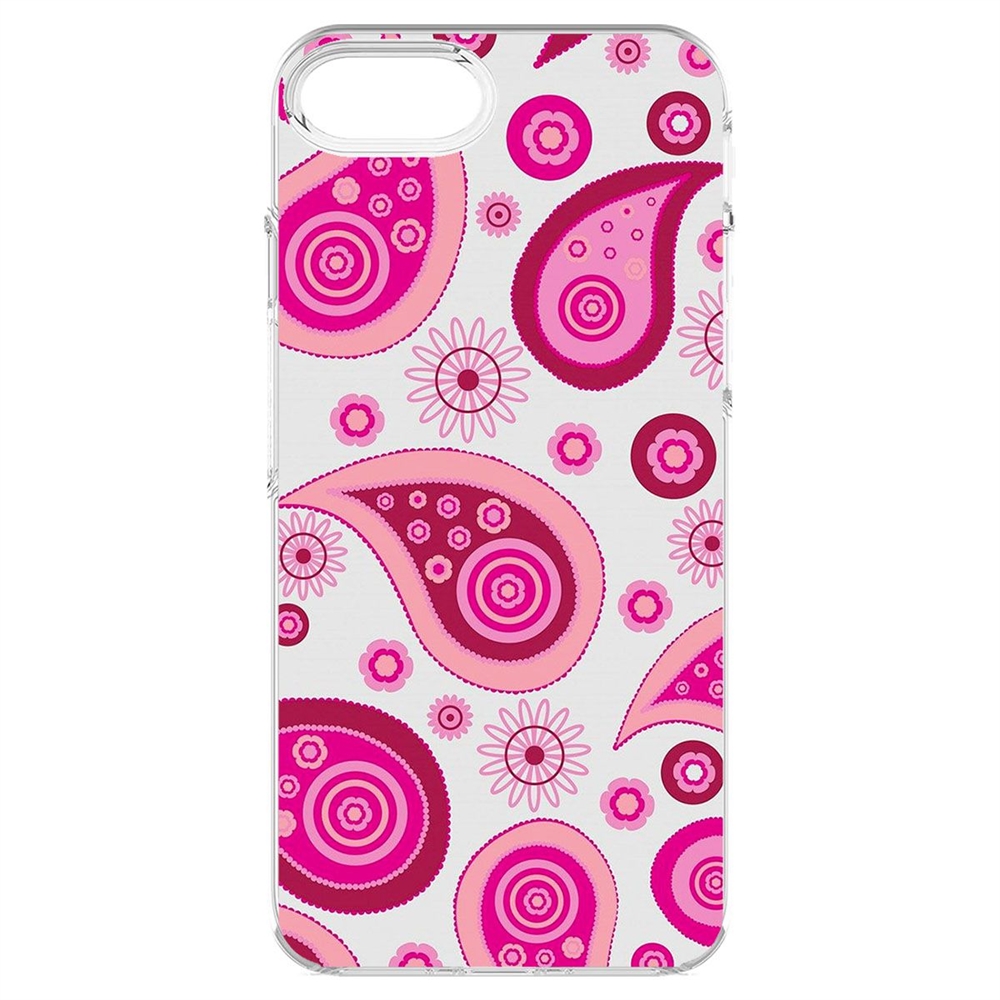 

Чехол-накладка Krutoff Clear Case Цветочный паттерн 9 для iPhone 7/8/SE