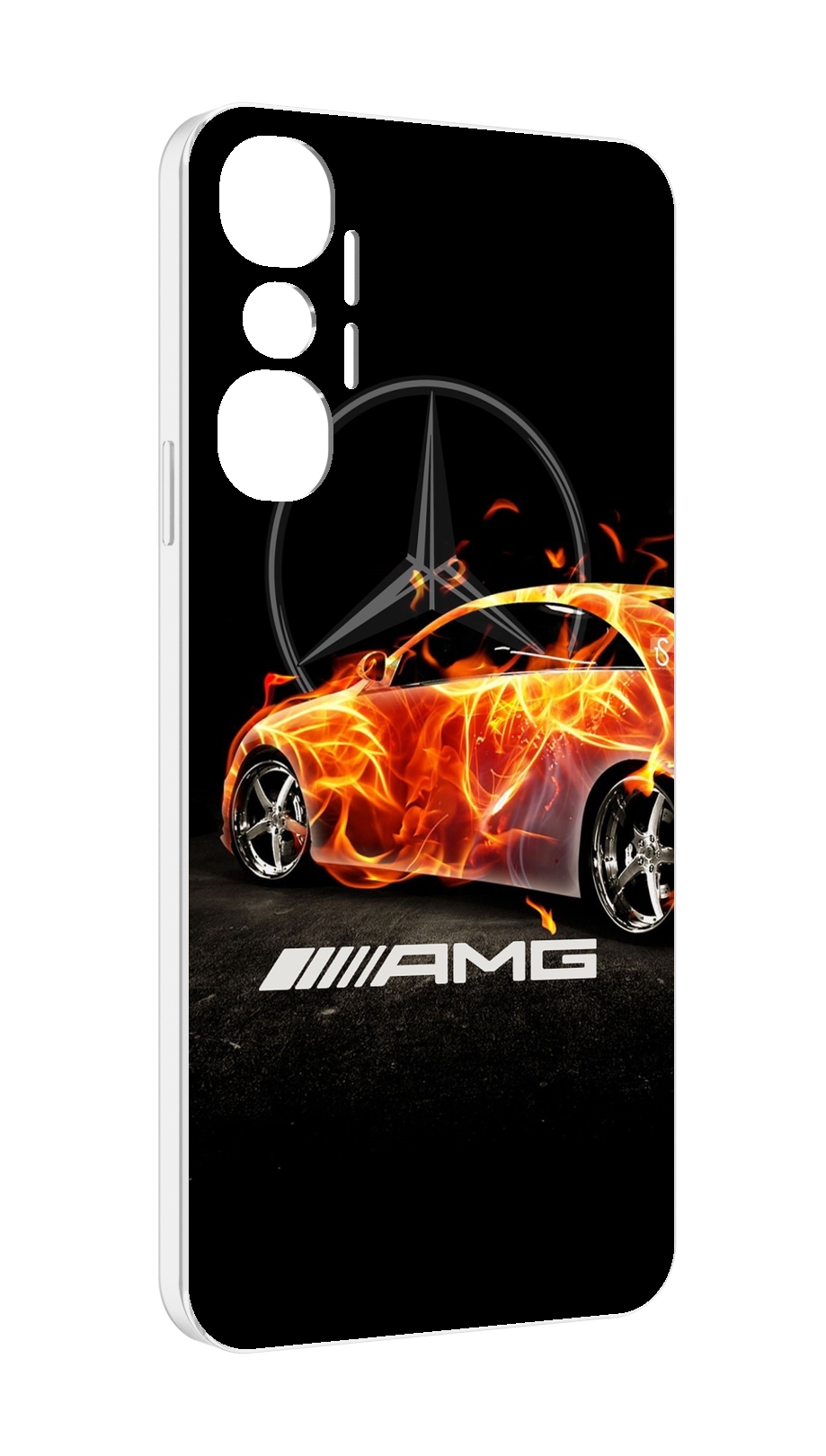 

Чехол MyPads АМГ мужской для Infinix Hot 20 4G, Прозрачный, Tocco