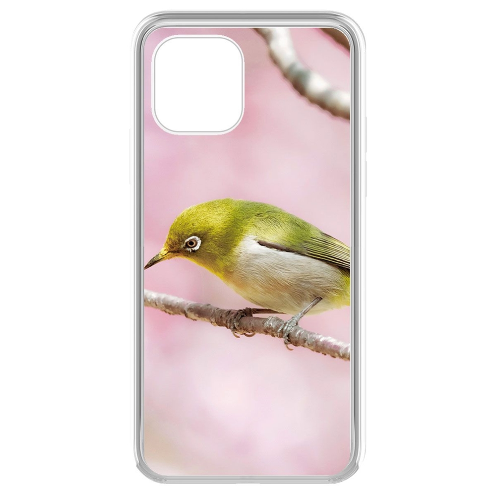 

Чехол-накладка Krutoff Clear Case Японская белоглазка для iPhone 11 Pro, Прозрачный