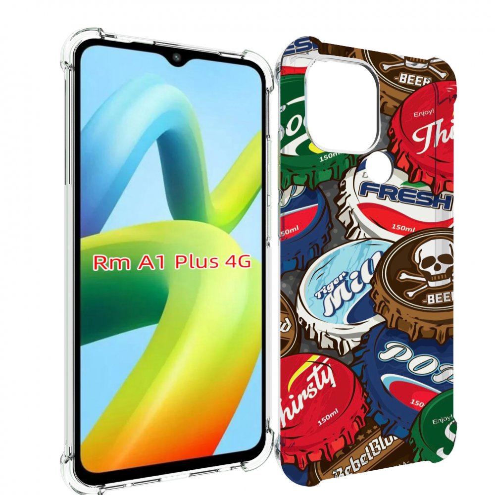 

Чехол MyPads крышки от баночек для Xiaomi Redmi A1 Plus +, Прозрачный, Tocco