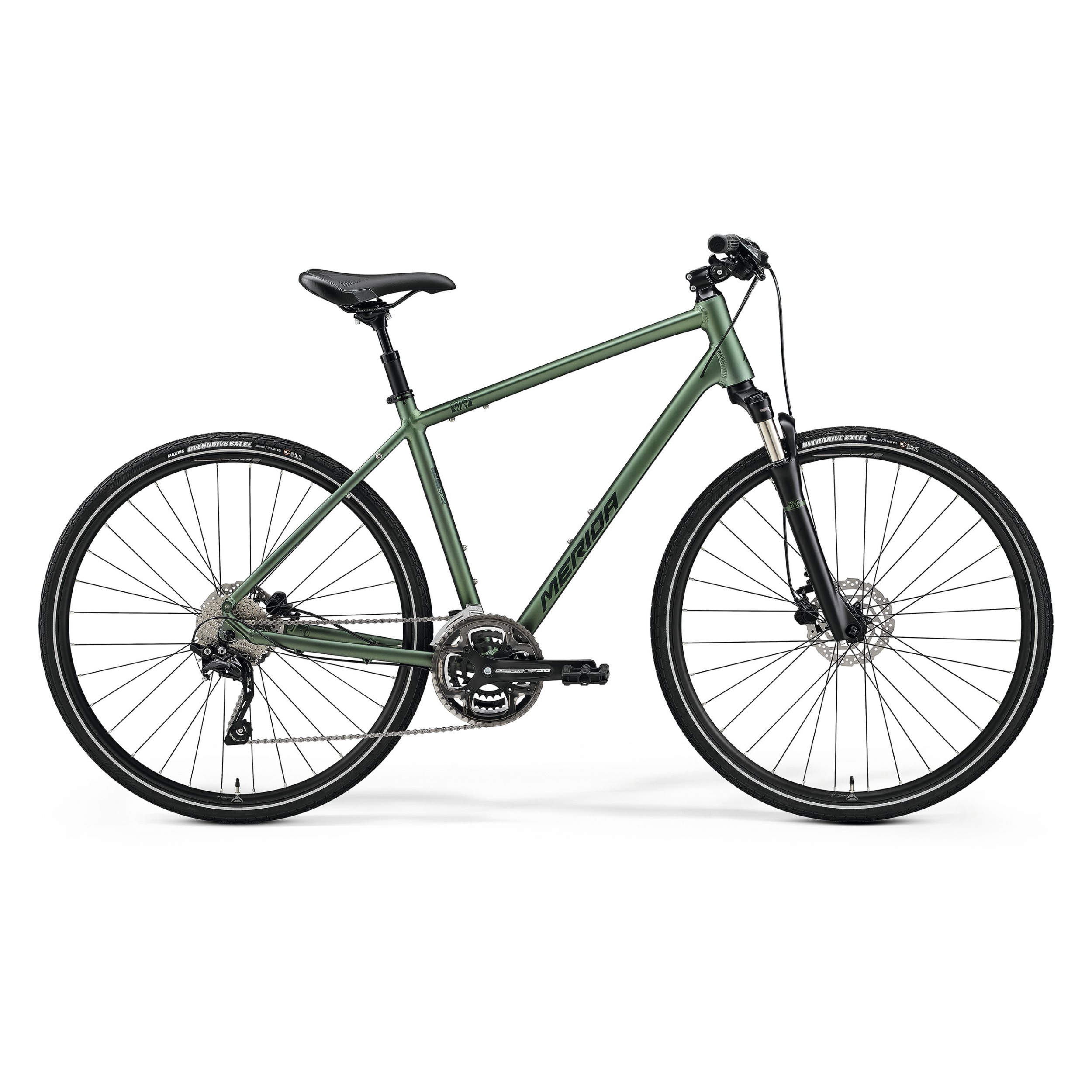 Велосипед Мerida Crossway 300 L-55, матовый зелёный