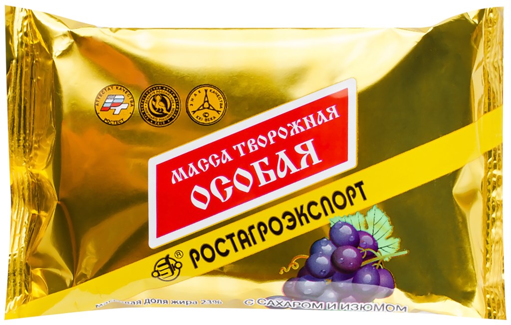 

Творожная масса Ростагроэкспорт с манго и семенами чиа 23% 180 г