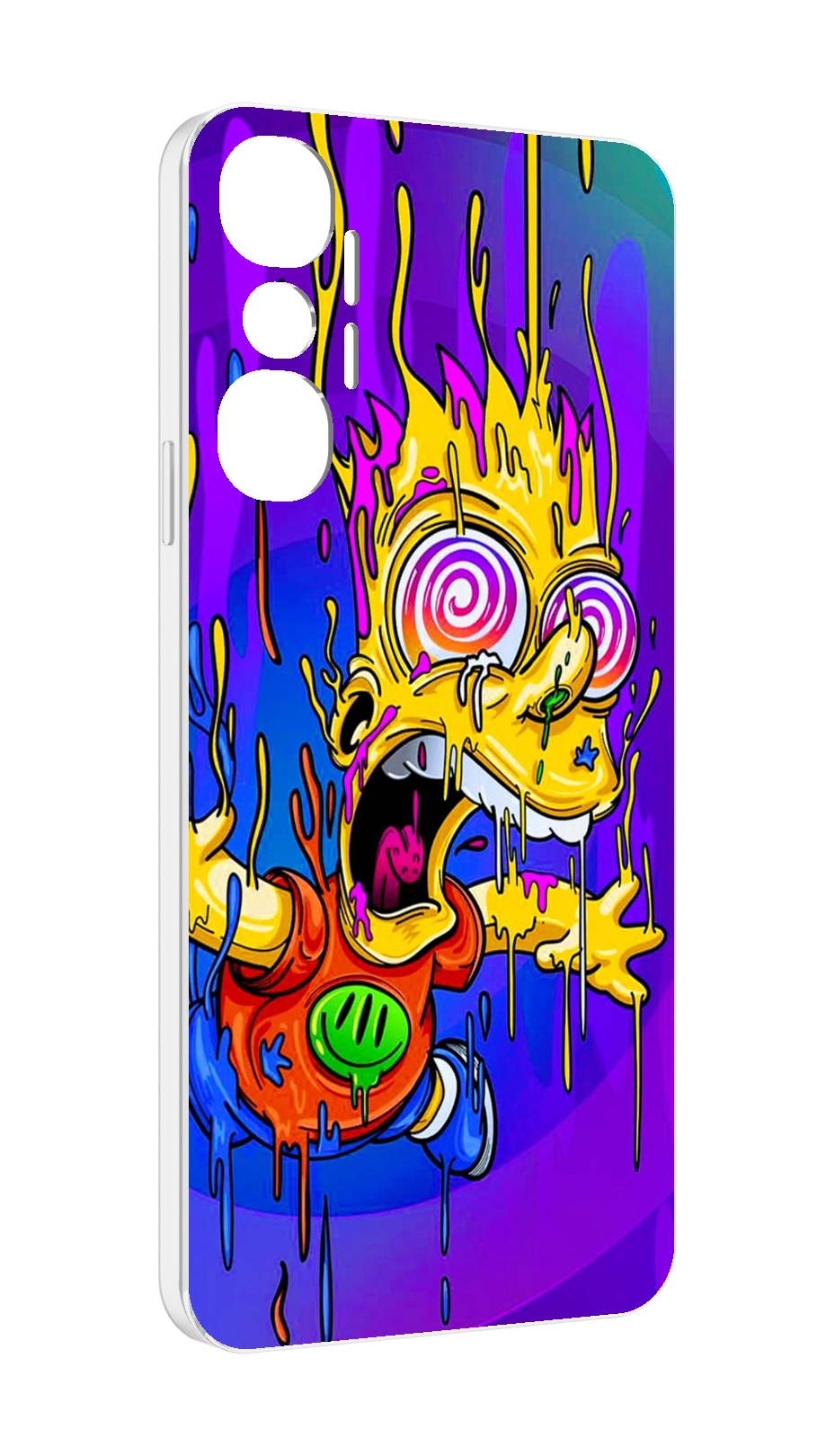 

Чехол MyPads Барт-арт-стрит для Infinix Hot 20 4G, Прозрачный, Tocco