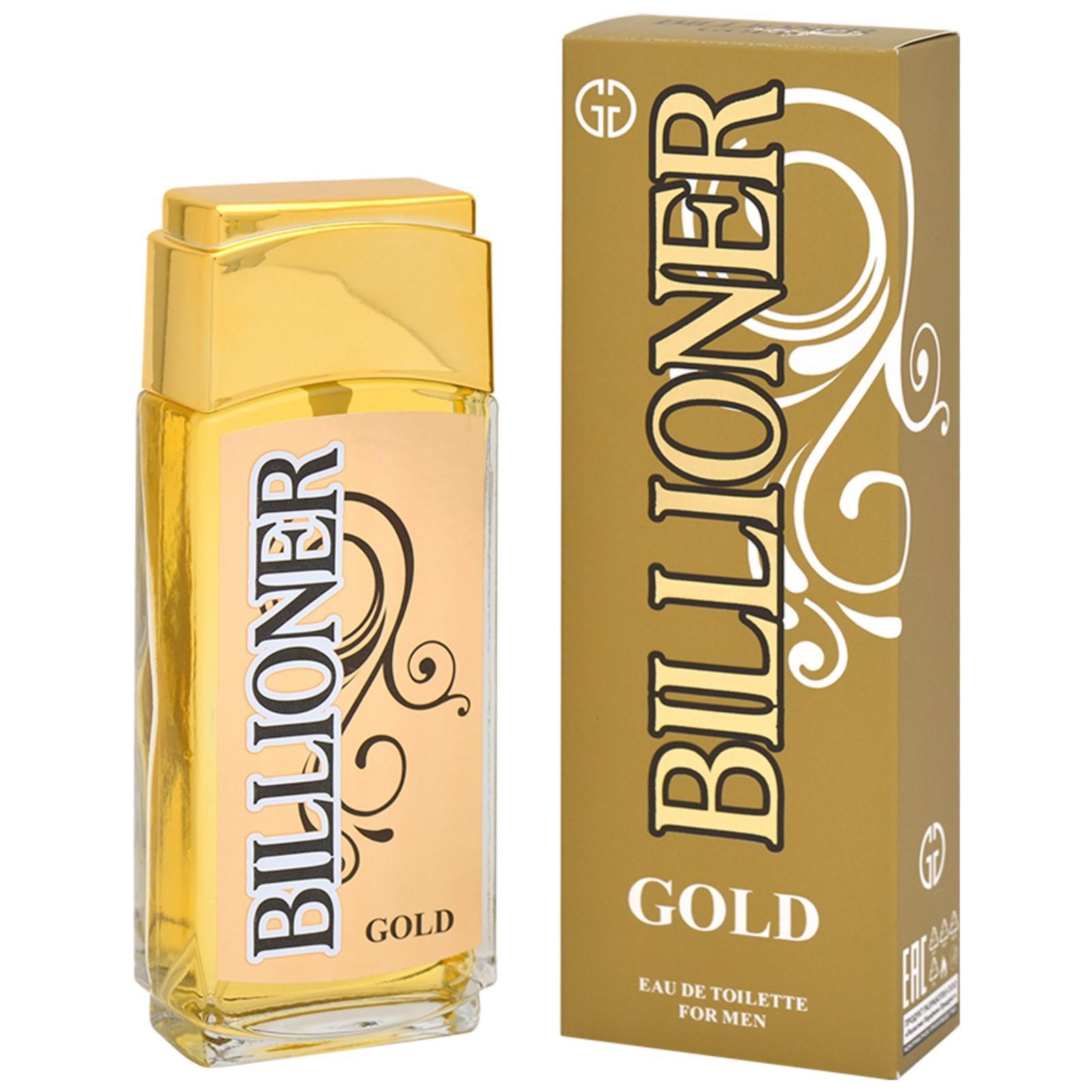 

Туалетная вода мужская BILLIONER GOLD, 95 мл