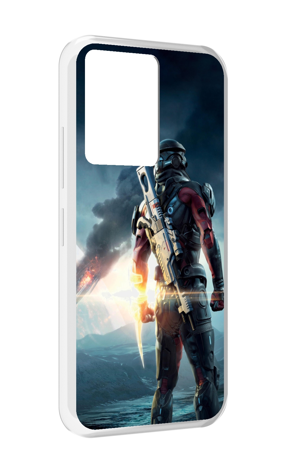 

Чехол MyPads Mass Effect Andromeda Ryder для Infinix Note 12 5G X671 / Note 12 Pro 5G, Прозрачный, Tocco