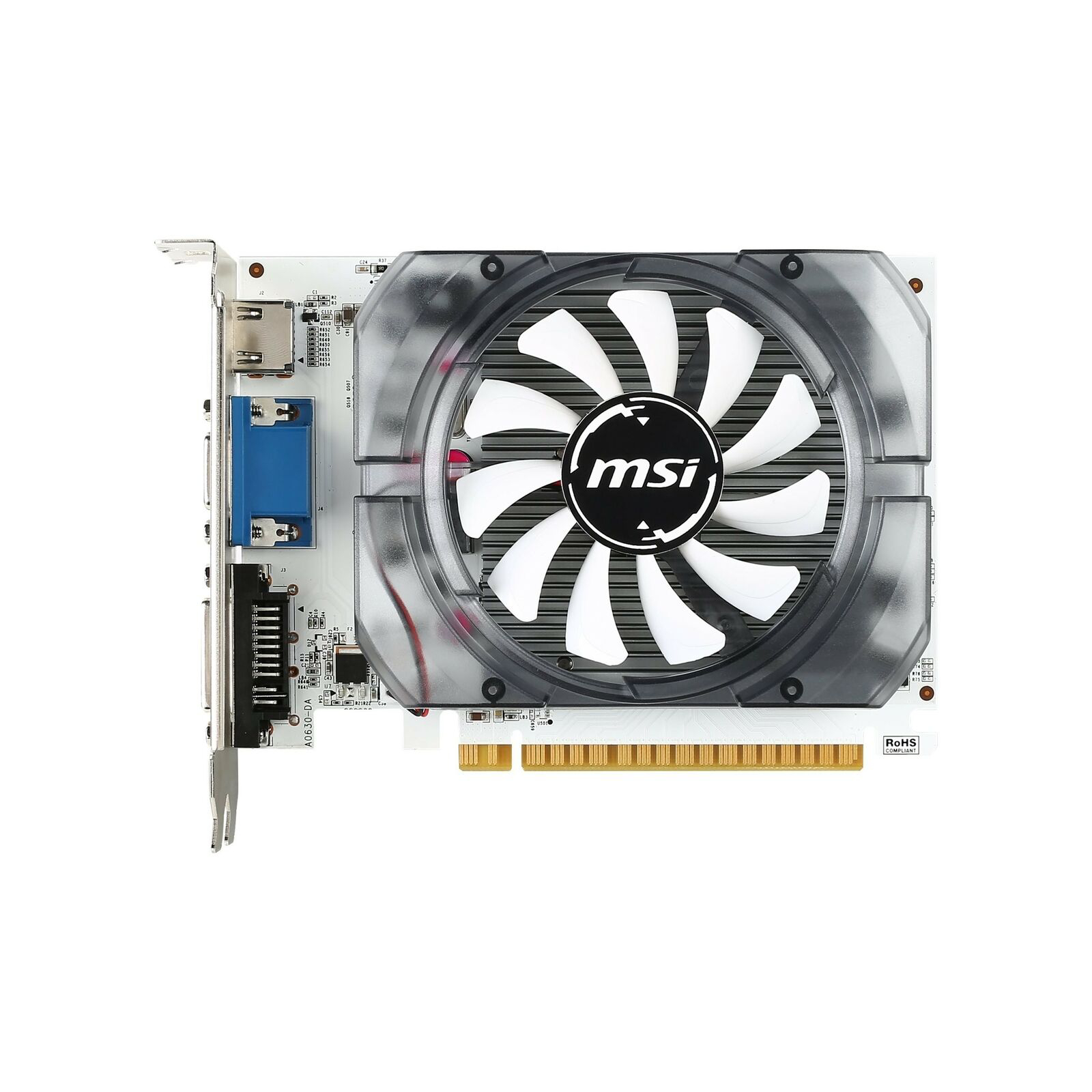 

Видеокарта MSI NVIDIA GeForce GT 730 (N730-2GD3V3), Черный, GeForce GT 730