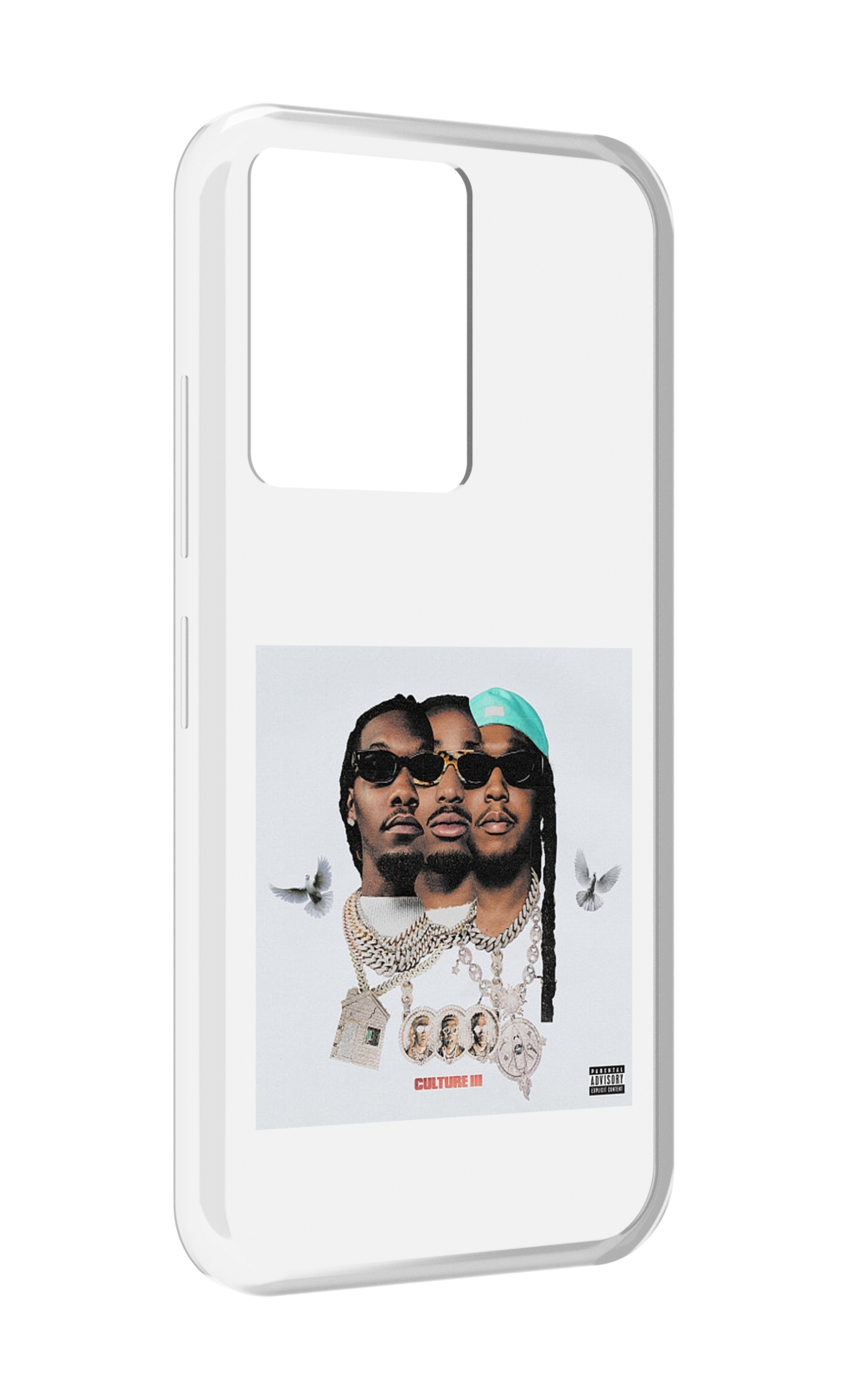 

Чехол MyPads Migos - Culture III для Infinix Note 12 5G X671 / Note 12 Pro 5G, Прозрачный, Tocco