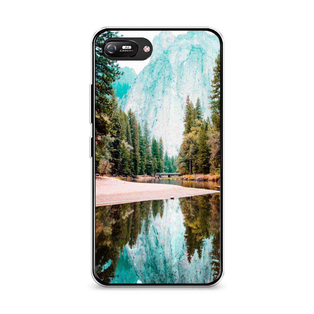 

Чехол Awog на Itel A25/A35 "Горы 11", Разноцветный