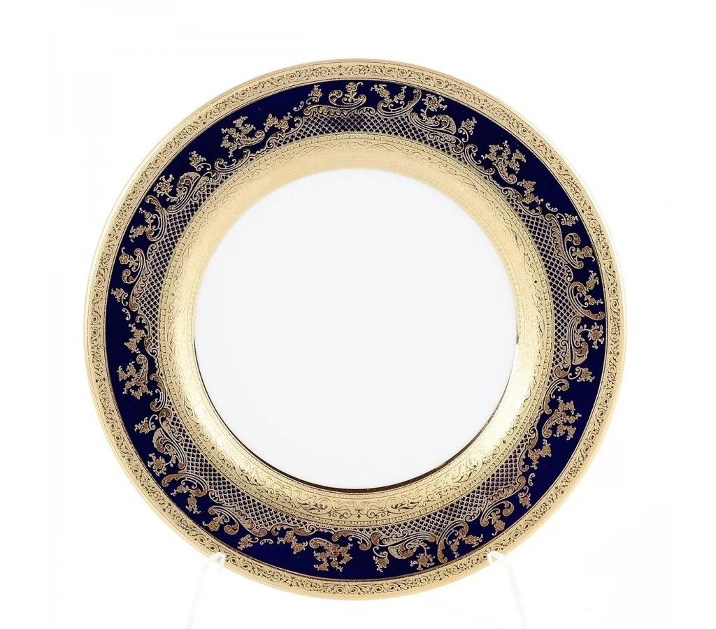

Набор тарелок 17 см Constanza Cobalt Gold 9320 Falkenporzellan, 49461-02