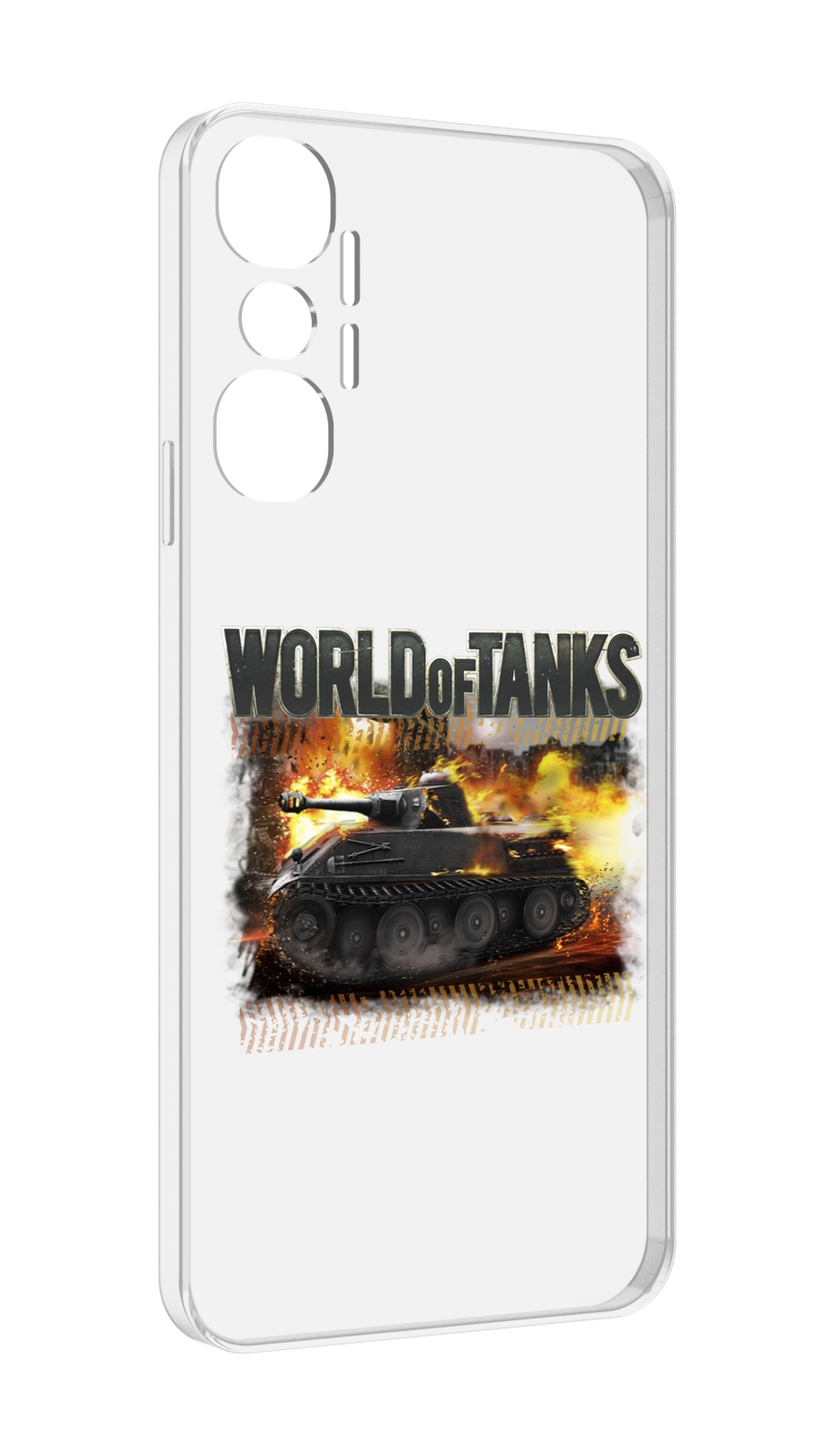 

Чехол MyPads Мир танков-2 для Infinix Hot 20 4G, Прозрачный, Tocco