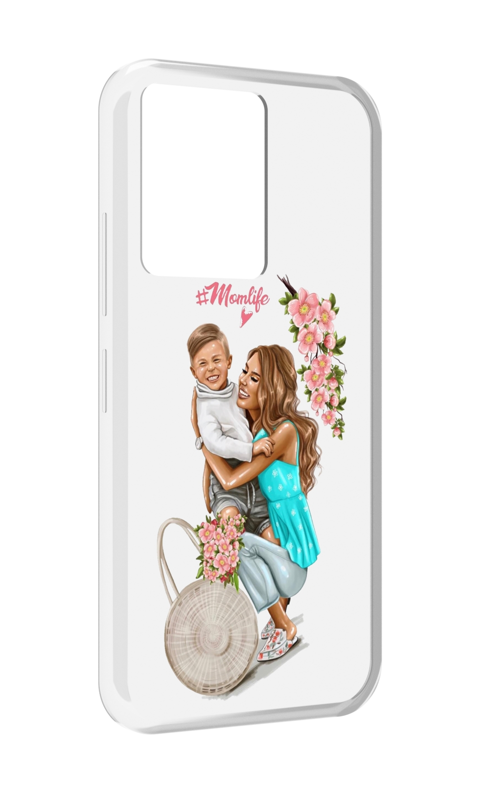 

Чехол MyPads Momlife для Infinix Note 12 5G X671 / Note 12 Pro 5G, Прозрачный, Tocco