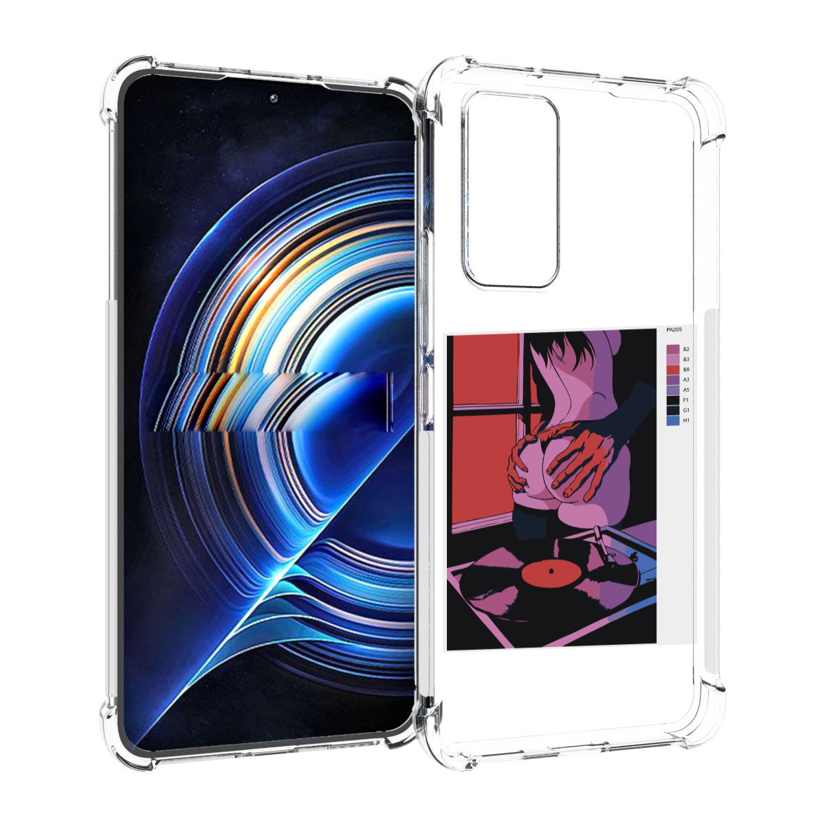 

Чехол MyPads девушка красивая сзади женский для Tecno Camon 19 Neo, Прозрачный, Tocco