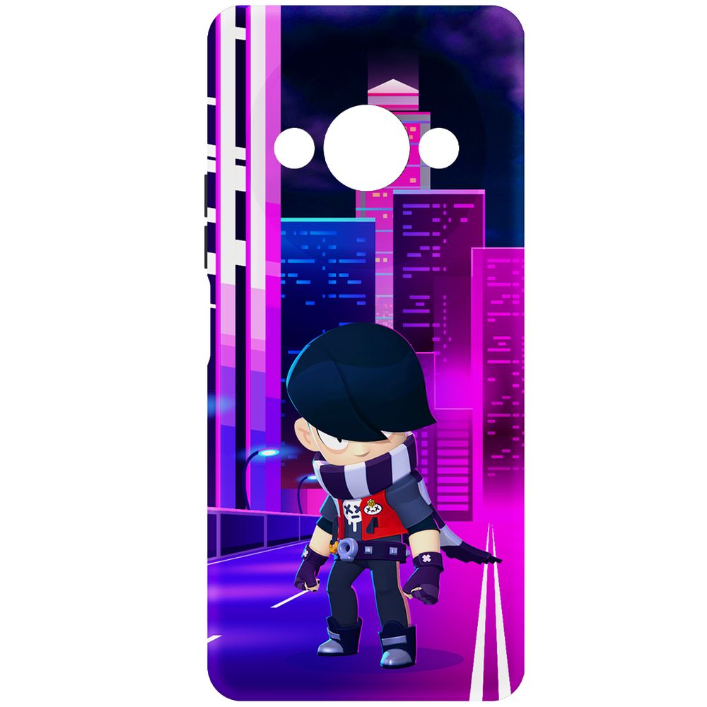 

Чехол-накладка Krutoff Soft Case Brawl Stars - Эдгар для Xiaomi Poco C61 черный