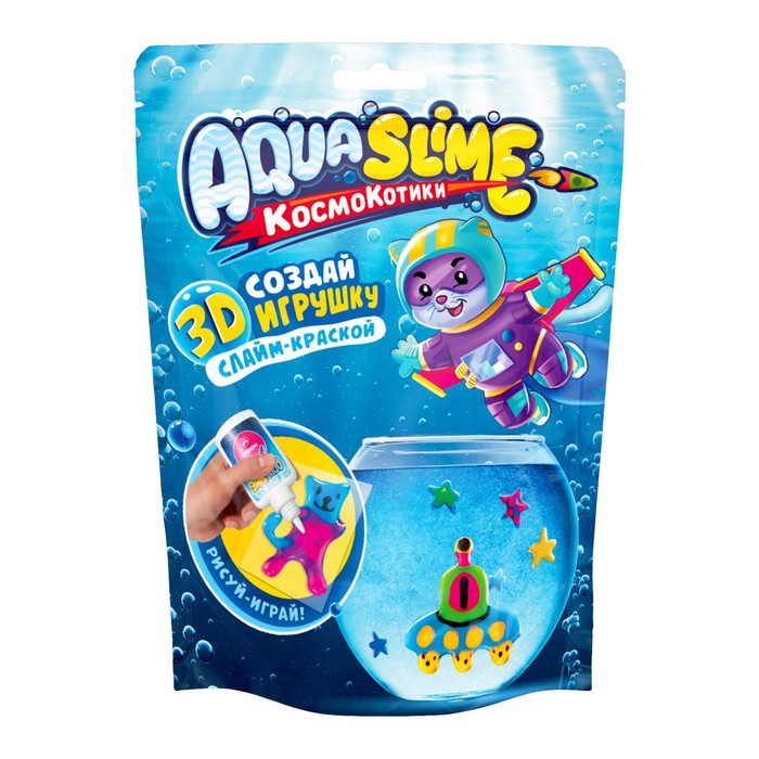 

Малый набор «Aqua Slime»: набор для изготовления фигурок из цветного геля