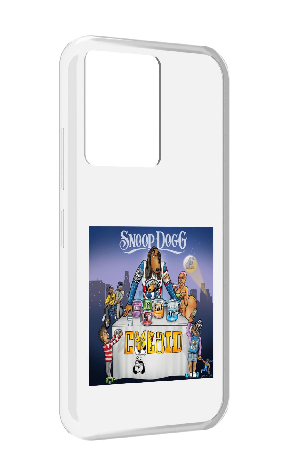 

Чехол MyPads Snoop Dogg COOLAID для Infinix Note 12 5G X671 / Note 12 Pro 5G, Прозрачный, Tocco